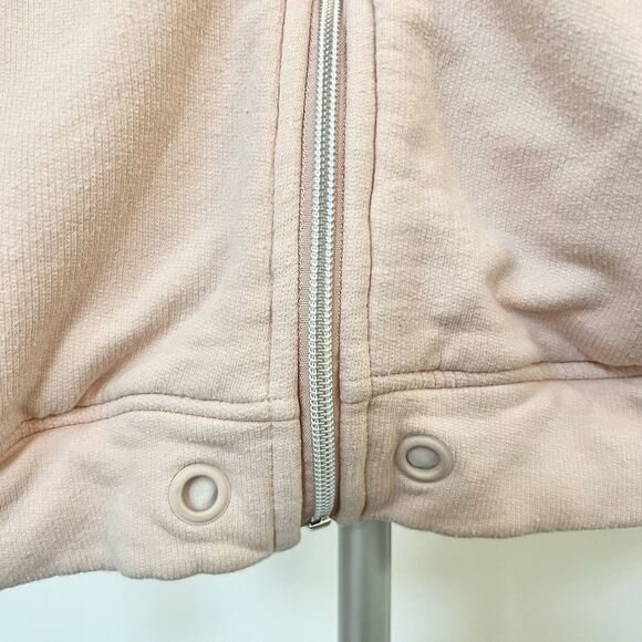 UGG Women’s Abbi Half Moon Zip Hoodie Jacket Peach Pink Size Small Very GUC Hood - Picture 5 of 10